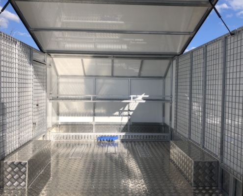 MXE-32PT Enclosed Motorbike Trailer