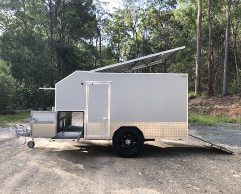 MXE-32P Enclosed Trailer Grey with extra height