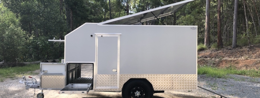 MXE-32P Enclosed Trailer Grey with extra height