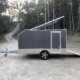 MXE-30 Metalic Grey Enclosed Trailer