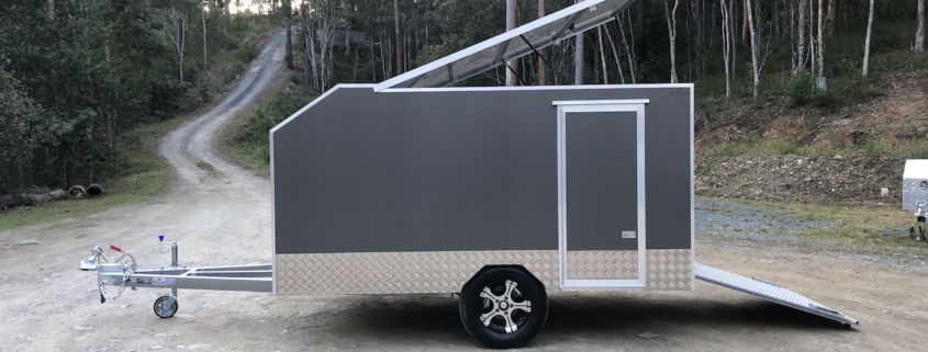 MXE-30 Metalic Grey Enclosed Trailer