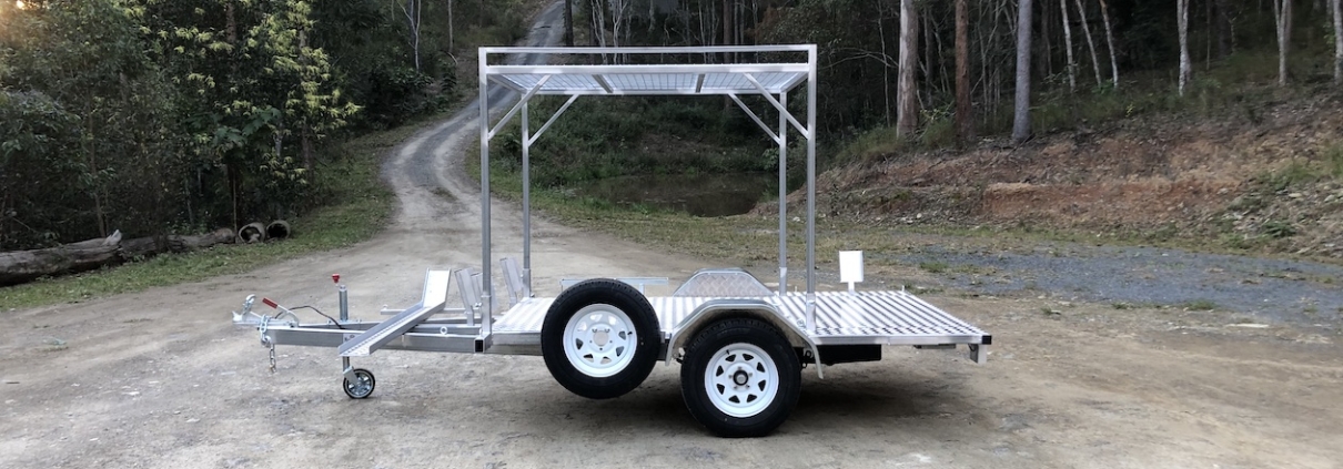 MXF-95 Flatbed Moto Trailer