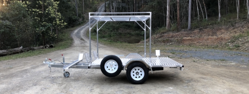 MXF-95 Flatbed Moto Trailer