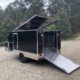 MXE-32P Enclosed Motorbike Trailer Black