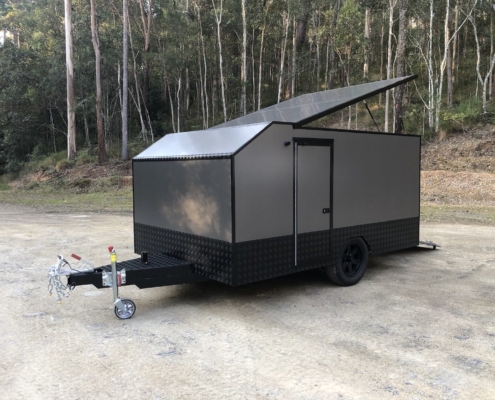 MXE-32L Enclosed Motorbike Trailer