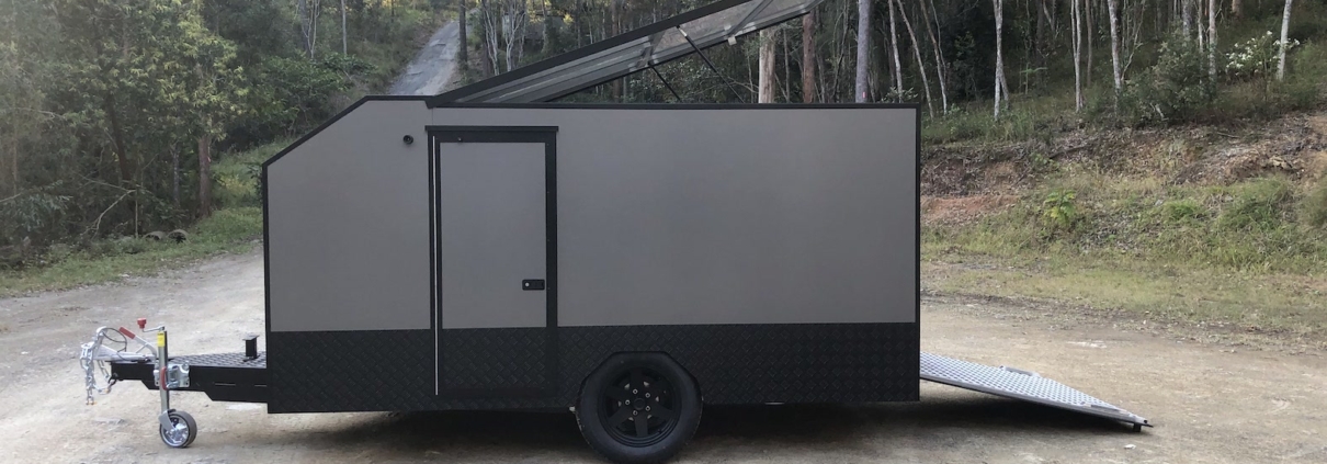 MXE-32L Enclosed Motorbike Trailer