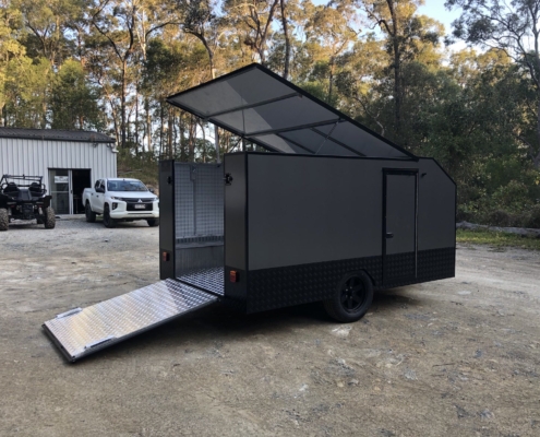 MXE-32L Enclosed Motorbike Trailer