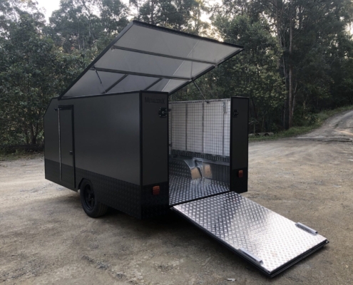 MXE-32L Enclosed Motorbike Trailer