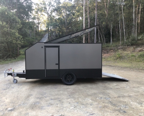 MXE-32L Enclosed Motorbike Trailer