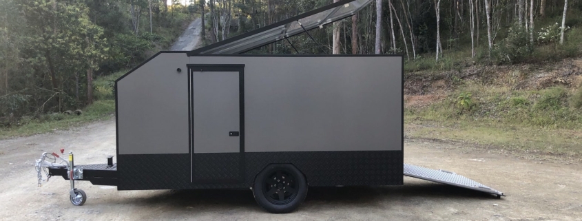 MXE-32L Enclosed Motorbike Trailer