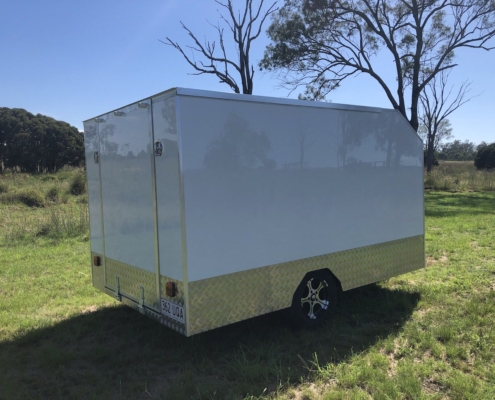 MXE-32L Enclosed Motorbike Trailer