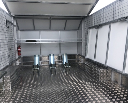 MXE-32PT Enclosed Motorbike Trailer