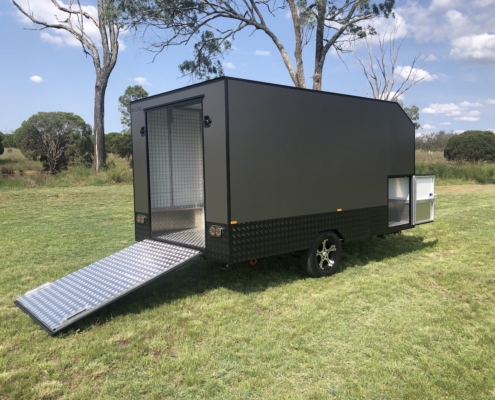 MXE-36FR Enclosed Motorbike Trailer