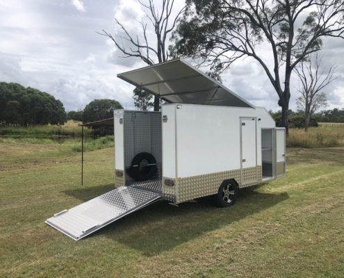 MXE-32PT Enclosed Motorbike Trailer