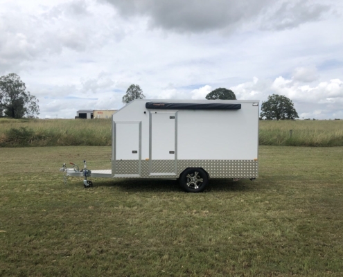 MXE-32PT Enclosed Motorbike Trailer