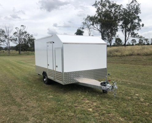 MXE-32PT Enclosed Motorbike Trailer