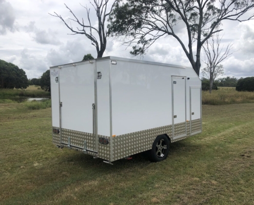 MXE-32PT Enclosed Motorbike Trailer