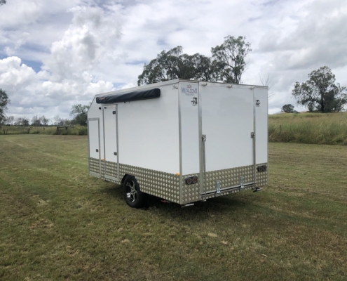 MXE-32PT Enclosed Motorbike Trailer