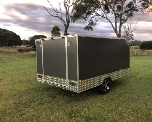 MXE-32PT Enclosed Motorbike Trailer