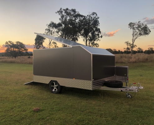 MXE-32PT Enclosed Motorbike Trailer