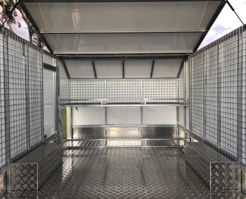 MXE-32PT Enclosed Motorbike Trailer