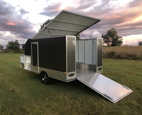 MXE-32PT Enclosed Motorbike Trailer